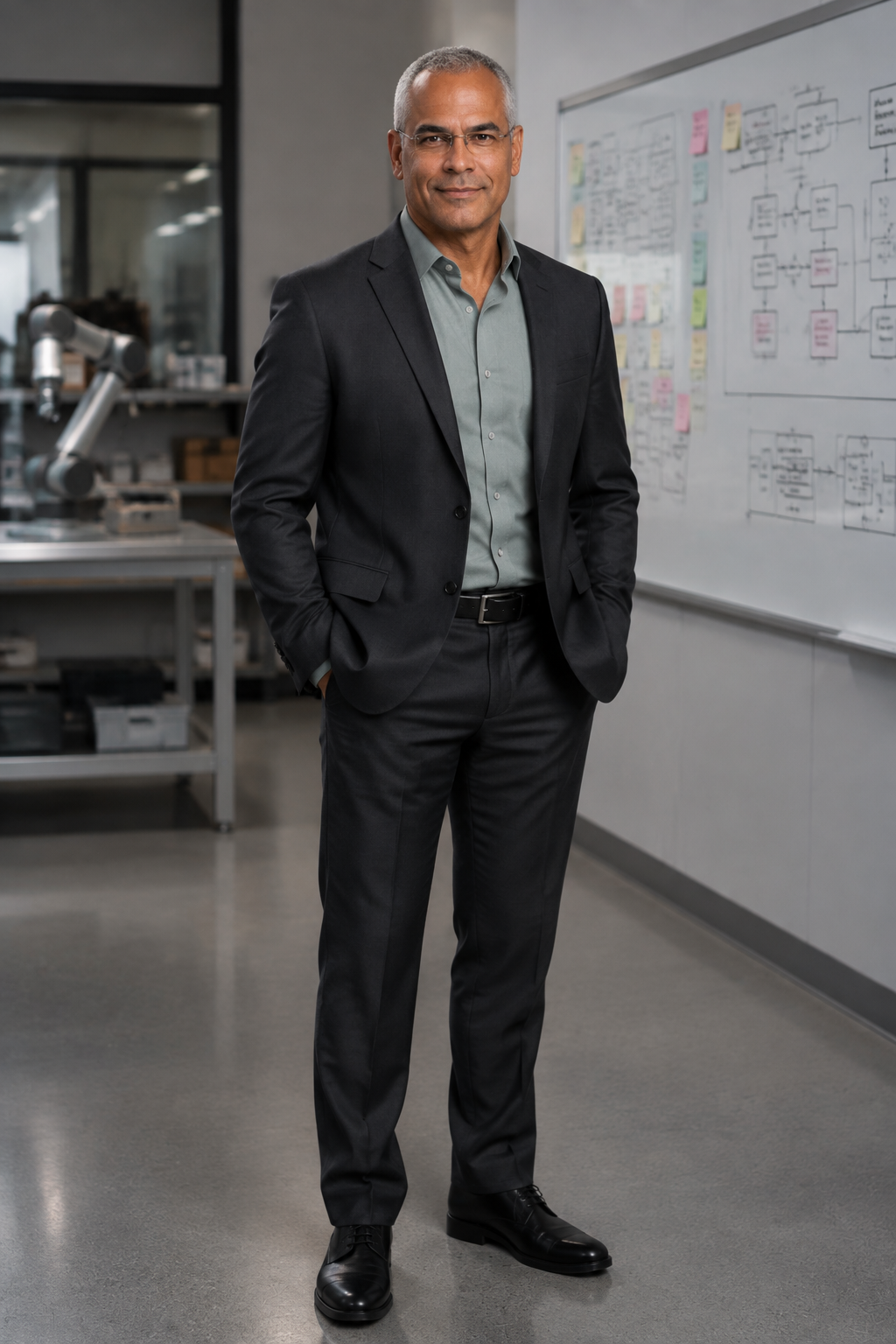 Full portrait of Marcus Reed