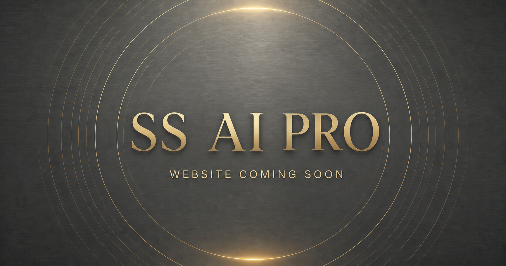 SS AI Pro - Website Coming Soon